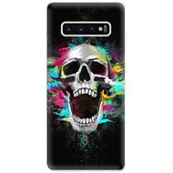 iSaprio Skull in Colours for Samsung Galaxy S10+ - Phone Cover