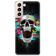 iSaprio Skull in Colours for Samsung Galaxy S21 - Phone Cover