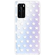 iSaprio Stars Pattern - White for Huawei P40 - Phone Cover