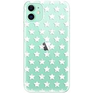 iSaprio Stars Pattern - White for iPhone 11 - Phone Cover