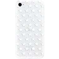 iSaprio Stars Pattern - White for iPhone SE 2020 - Phone Cover