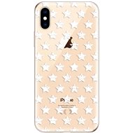 iSaprio Stars Pattern - White for iPhone XS - Phone Cover