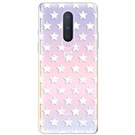 iSaprio Stars Pattern - White for OnePlus 8 - Phone Cover