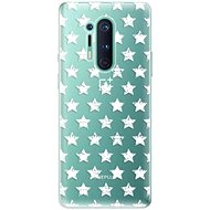 iSaprio Stars Pattern - White for OnePlus 8 Pro - Phone Cover