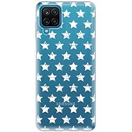 iSaprio Stars Pattern - White for Samsung Galaxy A12 - Phone Cover