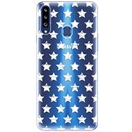 iSaprio Stars Pattern - White for Samsung Galaxy A20s - Phone Cover