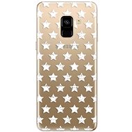 iSaprio Stars Pattern - White for Samsung Galaxy A8 2018 - Phone Cover