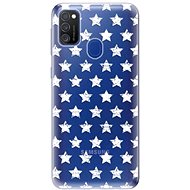 iSaprio Stars Pattern - White for Samsung Galaxy M21 - Phone Cover