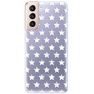 iSaprio Stars Pattern - White for Samsung Galaxy S21 - Phone Cover