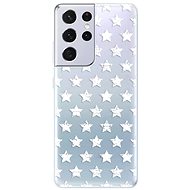iSaprio Stars Pattern - White for Samsung Galaxy S21 Ultra - Phone Cover