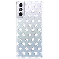 iSaprio Stars Pattern - White for Samsung Galaxy S21+ - Phone Cover