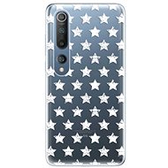 iSaprio Stars Pattern - White for Xiaomi Mi 10 / Mi 10 Pro - Phone Cover