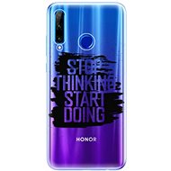 iSaprio Start Doing - Black for Honor 20 Lite - Phone Cover