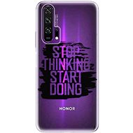 iSaprio Start Doing - Black for Honor 20 Pro - Phone Cover