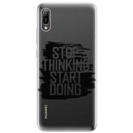 iSaprio Start Doing - Black for Huawei Y6 2019 - Phone Cover