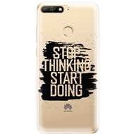 iSaprio Start Doing - Black for Huawei Y6 Prime 2018 - Phone Cover