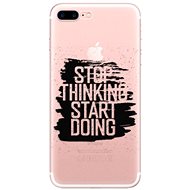 iSaprio Start Doing - Black for iPhone 7 Plus / 8 Plus - Phone Cover