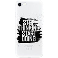 iSaprio Start Doing - Black for iPhone SE 2020 - Phone Cover