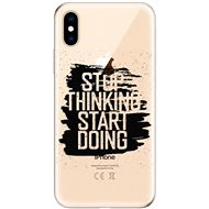 iSaprio Start Doing - Black for iPhone XS - Phone Cover