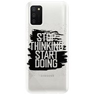 iSaprio Start Doing - Black for Samsung Galaxy A02s - Phone Cover