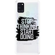 iSaprio Start Doing - Black for Samsung Galaxy A21s - Phone Cover
