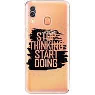 iSaprio Start Doing - Black for Samsung Galaxy A40 - Phone Cover