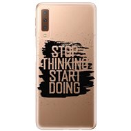 iSaprio Start Doing - Black for Samsung Galaxy A7 (2018) - Phone Cover