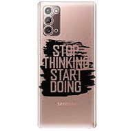 iSaprio Start Doing - Black for Samsung Galaxy Note 20 - Phone Cover