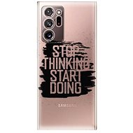 iSaprio Start Doing - Black for Samsung Galaxy Note 20 Ultra - Phone Cover
