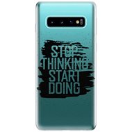 iSaprio Start Doing - Black for Samsung Galaxy S10 - Phone Cover