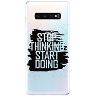 iSaprio Start Doing - Black for Samsung Galaxy S10+ - Phone Cover