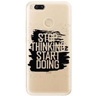 iSaprio Start Doing - Black for Xiaomi Mi A1 - Phone Cover