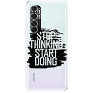 iSaprio Start Doing - Black for Xiaomi Mi Note 10 Lite - Phone Cover