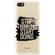 iSaprio Start Doing - Black for Xiaomi Redmi 6A - Phone Cover
