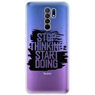iSaprio Start Doing - Black for Xiaomi Redmi 9 - Phone Cover