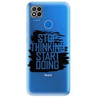 iSaprio Start Doing - Black for Xiaomi Redmi 9C - Phone Cover