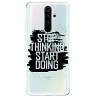iSaprio Start Doing - Black for Xiaomi Redmi Note 8 Pro - Phone Cover
