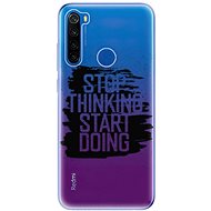 iSaprio Start Doing - Black for Xiaomi Redmi Note 8T - Phone Cover