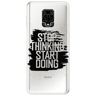iSaprio Start Doing - Black for Xiaomi Redmi Note 9 Pro - Phone Cover
