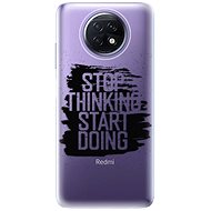 iSaprio Start Doing - Black for Xiaomi Redmi Note 9T - Phone Cover