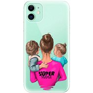 iSaprio Super Mama - Boy and Girl for iPhone 11 - Phone Cover