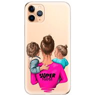 iSaprio Super Mama - Boy and Girl for iPhone 11 Pro Max - Phone Cover
