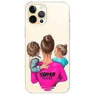 iSaprio Super Mama - Boy and Girl for iPhone 12 Pro - Phone Cover