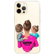iSaprio Super Mama - Boy and Girl for iPhone 12 Pro Max - Phone Cover