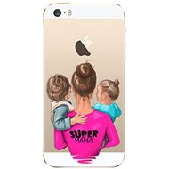 iSaprio Super Mama - Boy and Girl for iPhone 5/5S/SE - Phone Cover