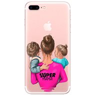 iSaprio Super Mama - Boy and Girl for iPhone 7 Plus / 8 Plus - Phone Cover