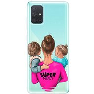 iSaprio Super Mama - Boy and Girl for Samsung Galaxy A71 - Phone Cover