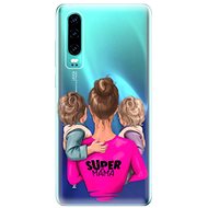 iSaprio Super Mama - Two Boys for Huawei P30 - Phone Cover