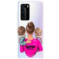 iSaprio Super Mama - Two Boys for Huawei P40 Pro - Phone Cover