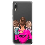 iSaprio Super Mama - Two Boys for Huawei Y6 2019 - Phone Cover